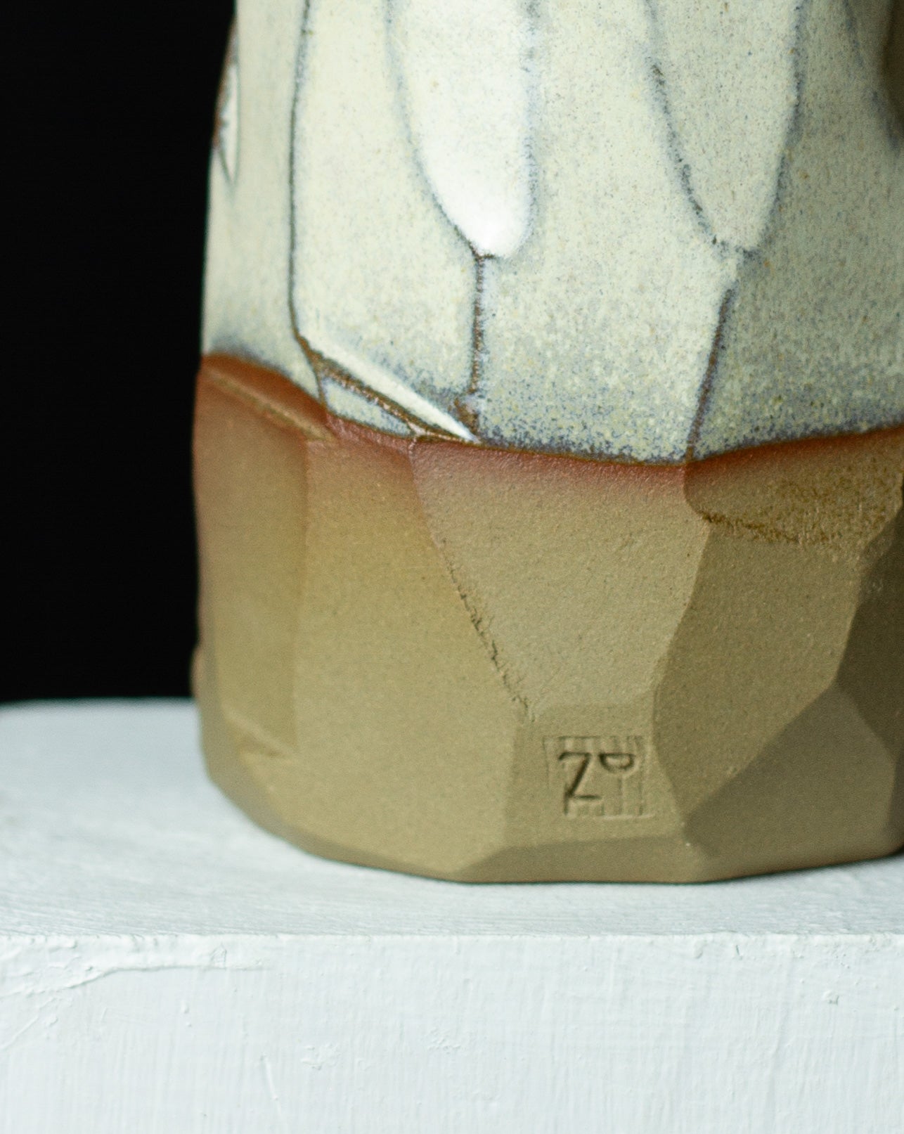 Kurinuki Snow White - Vase 7x14,5cm